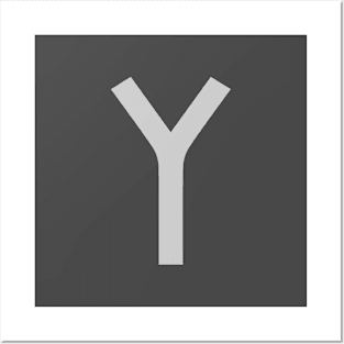 𐰠 - Letter L (v2) - Old Turkic Alphabet Posters and Art